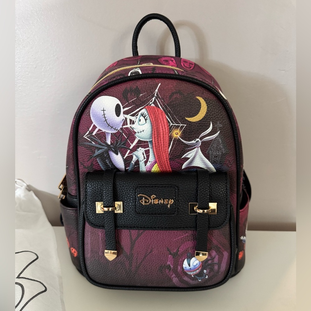 New The Nightmare Before Christmas WondaPop 11" Vegan Leather Mini Backpack